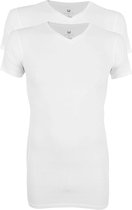 Cavello Shirts Stretch V-hals 2-pack Heren - Wit - XXL