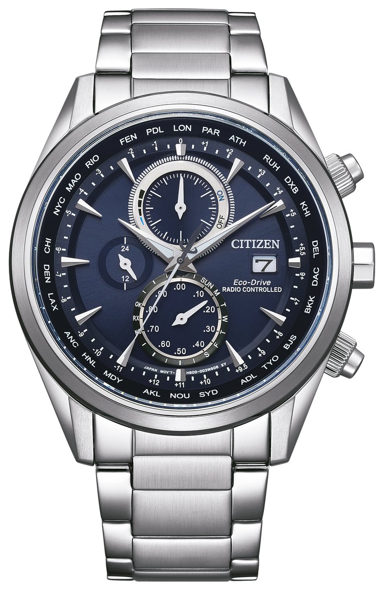 Citizen AT8260-85L Horloge - Staal - Zilverkleurig - Ø 43 mm