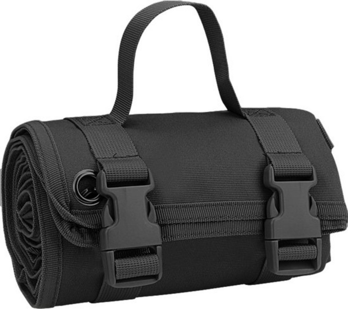 Tamarow Camping Mat Opvouwbaar - Picknickkleed Waterproof - Festival Grondzeil - Tentzeil - Zitmatje - Zwart