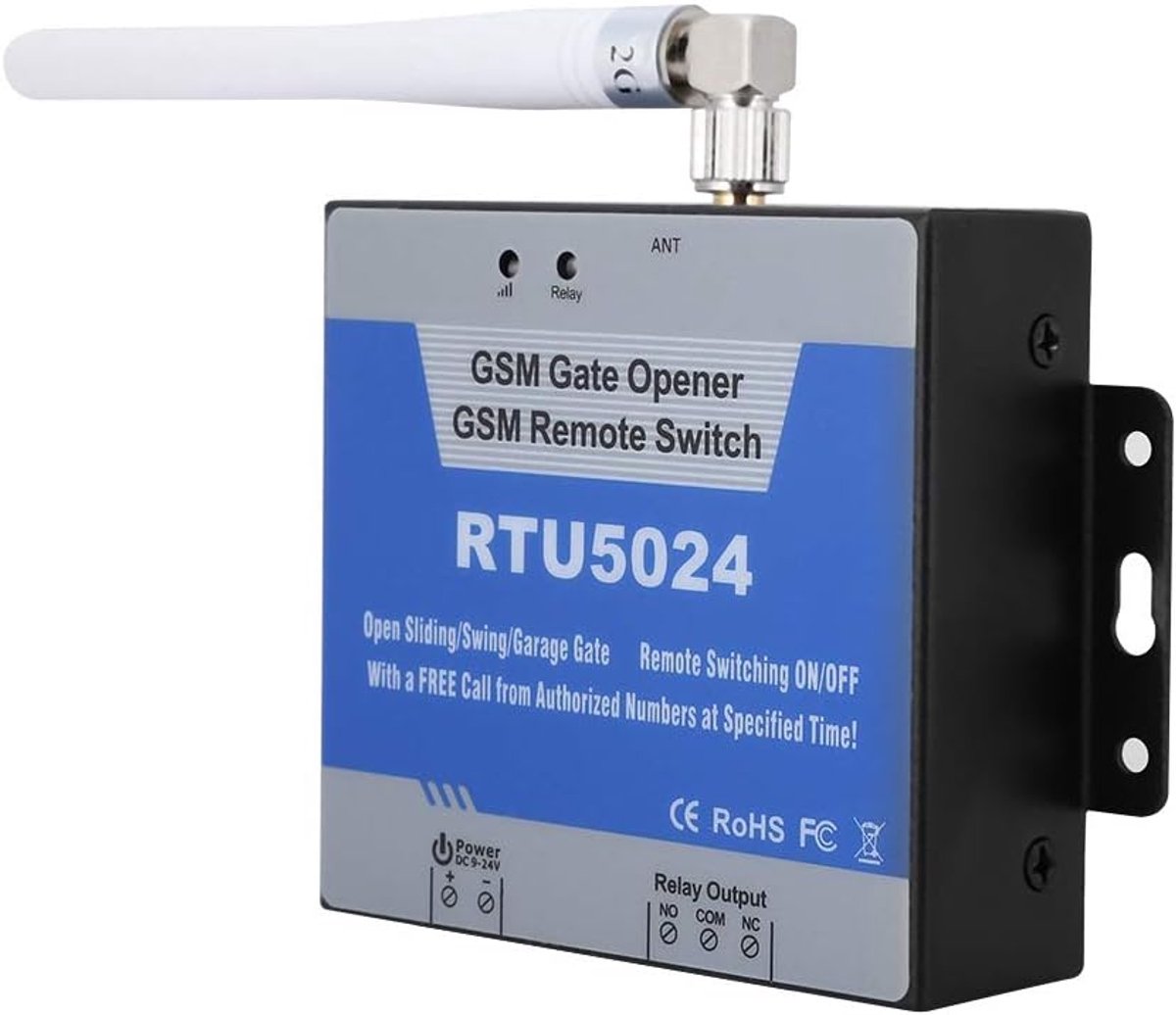 GSM Deuropener voor Garagedeuren en Poorten - SMS Besturing en Afstandsbediening