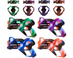 Virosa Lasergame Set - Oplaadbaar Laser Tag voor 4 personen - Indoor & Outdoor