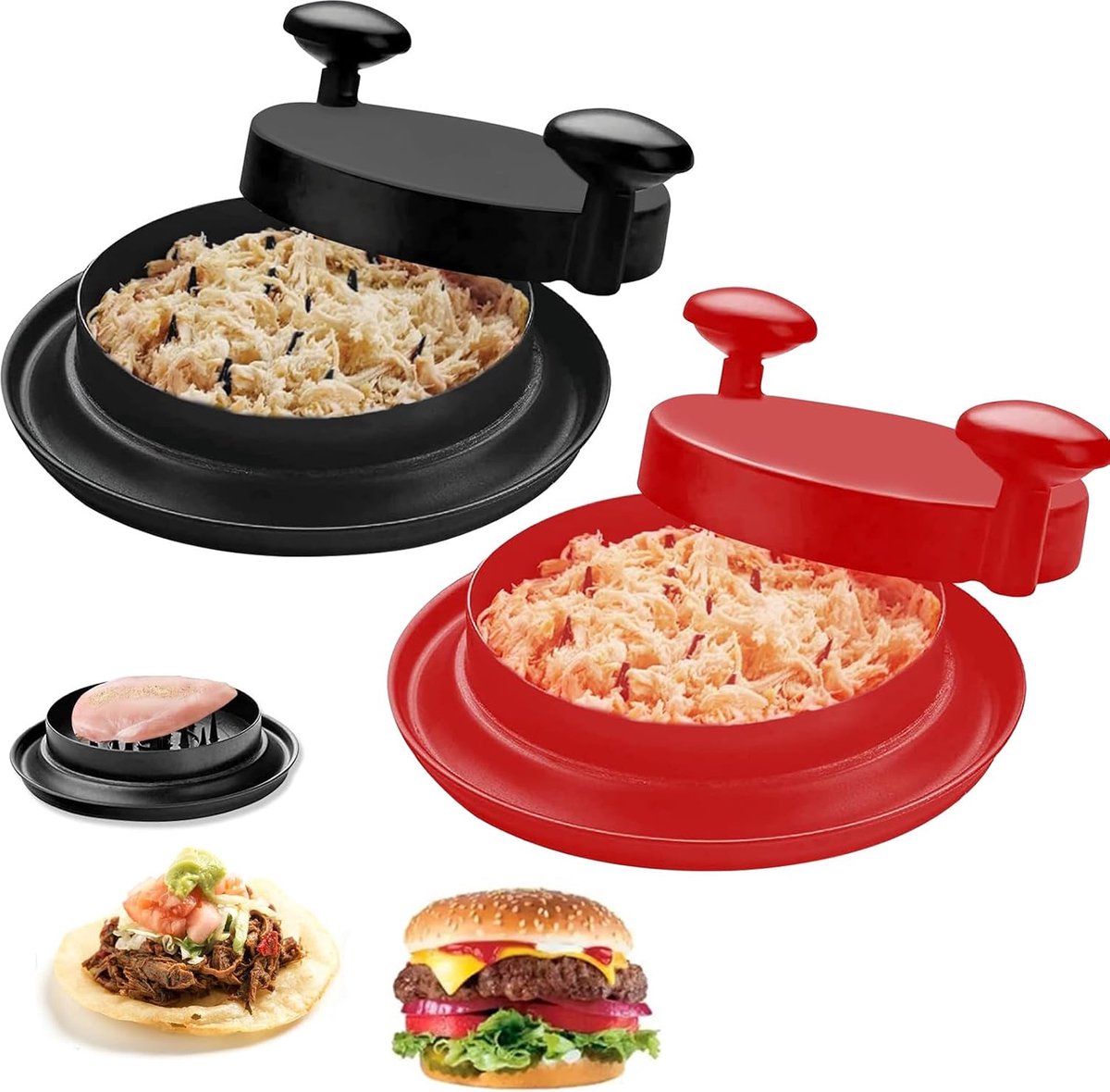 Kip Shredder - Handmatige Vleeshakmolen voor Pulled Pork, Beef en Groenten