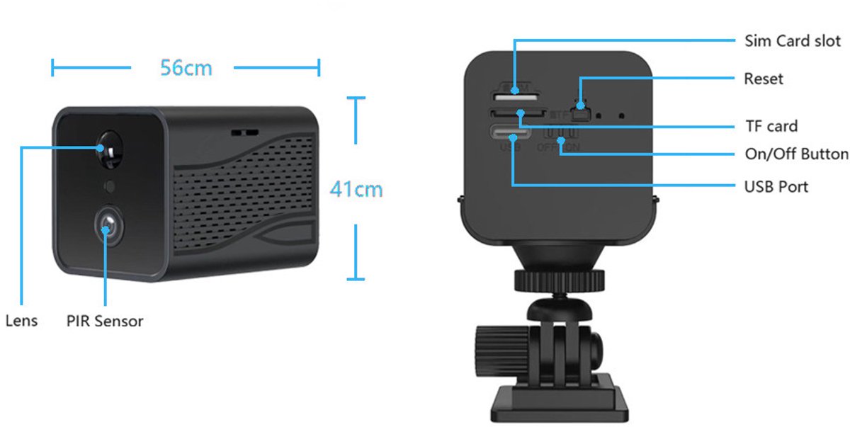 4G On Spot TrailerCamera 3MP met Magneetbevestiging - Product - €149,00