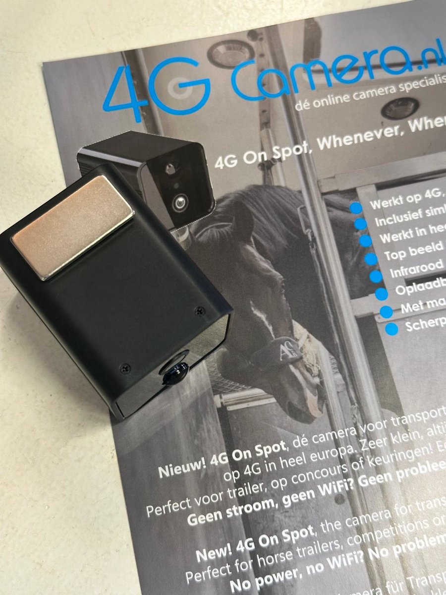 4G On Spot TrailerCamera 3MP met Magneetbevestiging - afbeelding 3