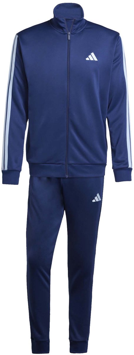 Adidas Sport M 3S Ft Tt Ts Trainingspak Sportwear Volwassen Blauw