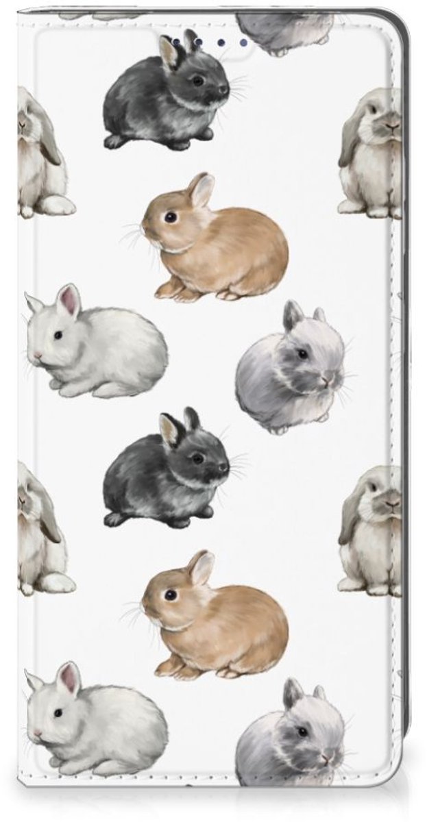 Hoesje maken voor Samsung Galaxy S25 Konijntjes