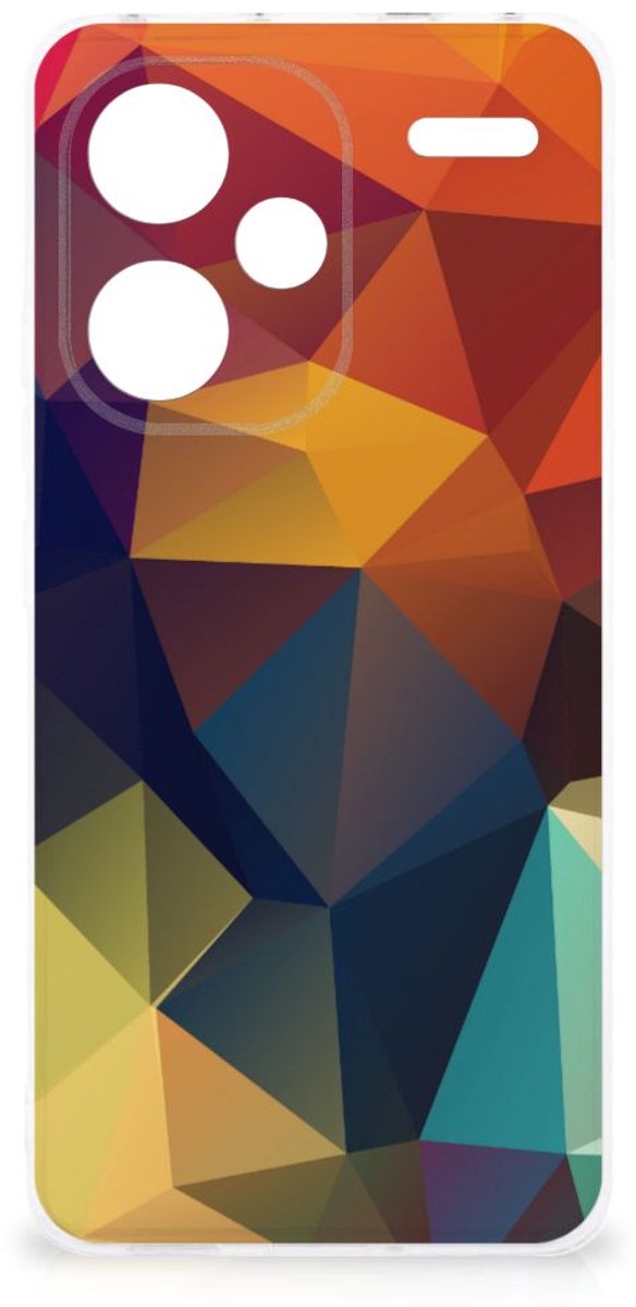 Xiaomi Redmi Note 13 Pro Plus TPU Hoesje Polygon Color