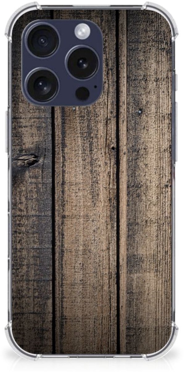 iPhone 16 Pro Max Stevig Telefoonhoesje Steigerhout