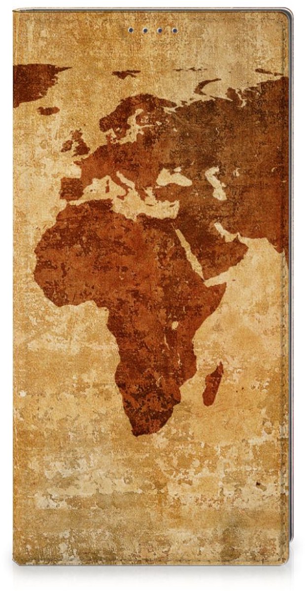 Samsung Galaxy S25 Ultra Book Cover Wereldkaart