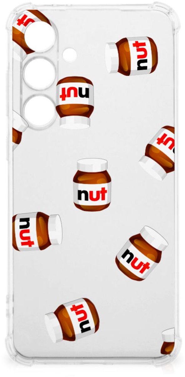 Back Cover voor Samsung Galaxy S24 FE Beschermhoes Nut Jar