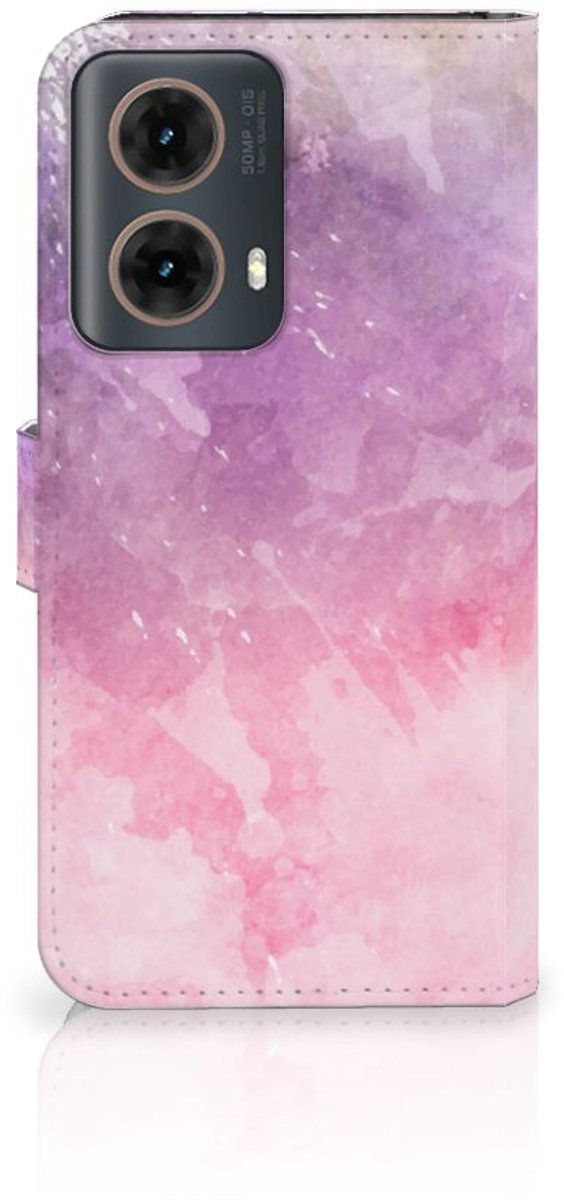 Hoesje Motorola Moto G85 Pink Purple Paint