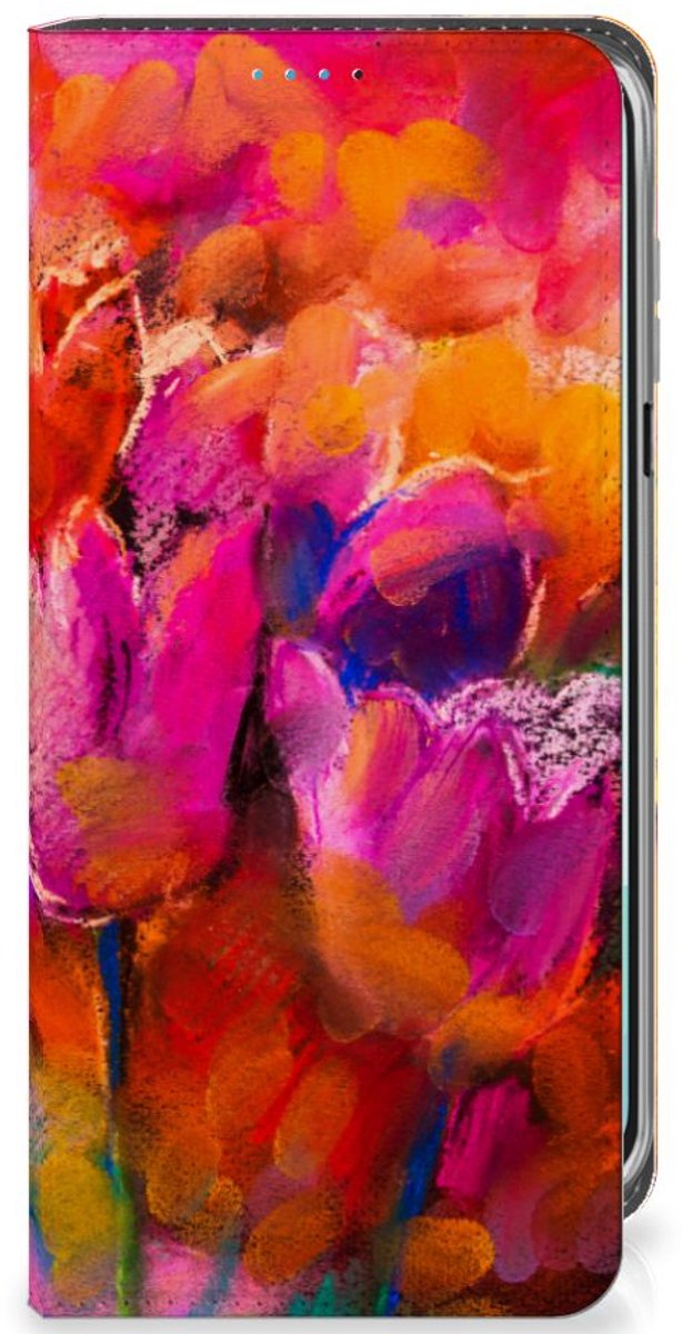 Standcase Hoesje voor Bookcase Samsung Galaxy A16 5G/4G Tulips