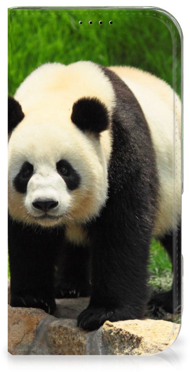 Standcase Hoesje voor iPhone 16 Pro Hoesje maken Panda