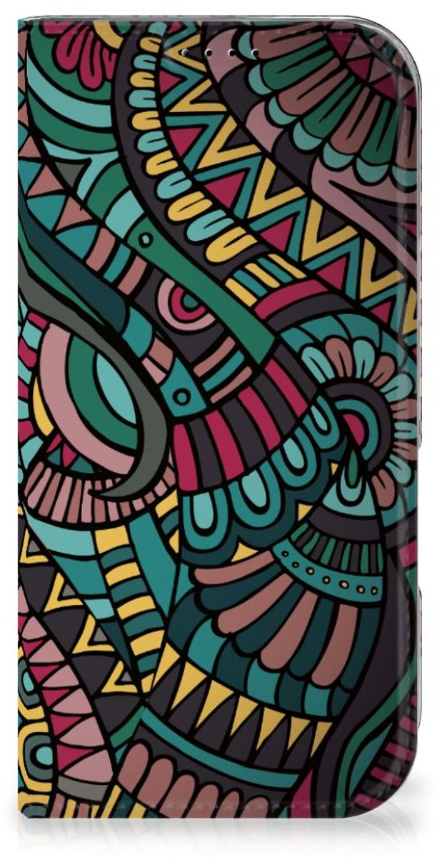 iPhone 16 Pro Hoesje met Magneet Aztec
