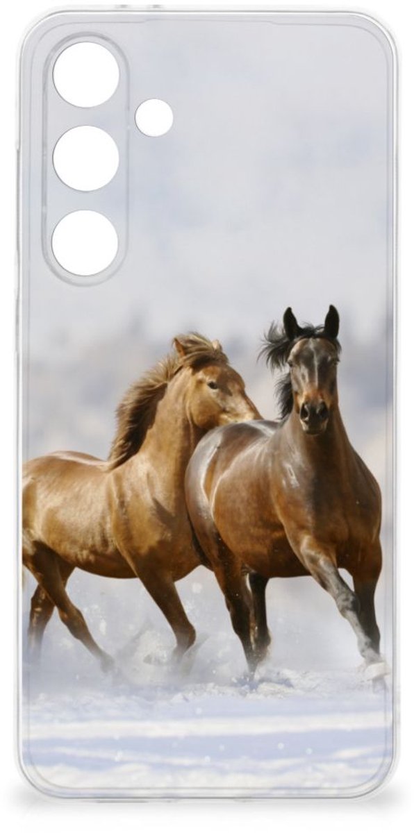 Samsung Galaxy S24 FE TPU Hoesje Paarden