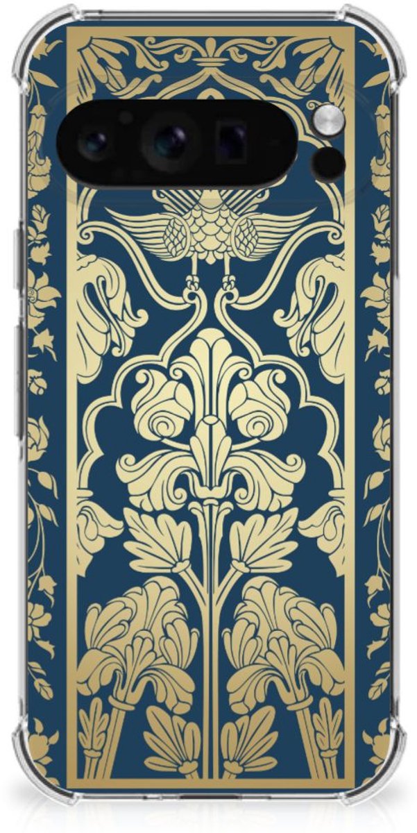 Google Pixel 9 Pro XL Case Beige Flowers