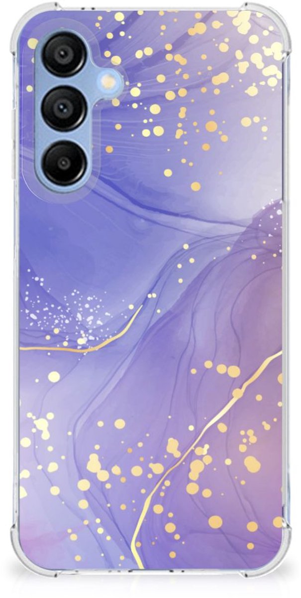 Back Cover voor Back Cover voor Samsung Galaxy A16 Watercolor Paars