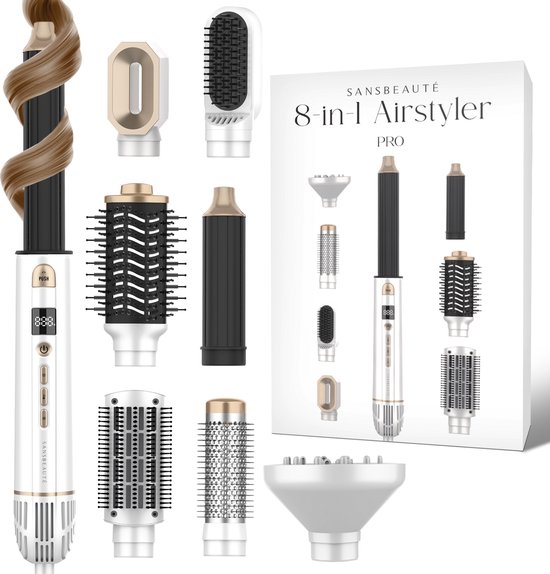 Sansbeauté® 8-in-1 Airstyler met Diffuser