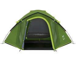 Coleman Darwin 4 Plus Blackout familietent – 4 persoons tent – verduisterende tent – waterdicht - groen