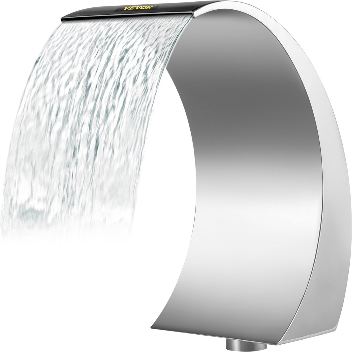 VEVOR Waterval Fontein Waterval Douche Waterval Douche Met Gebogen Roestvrijstalen Element Watergolf voor Zwembad