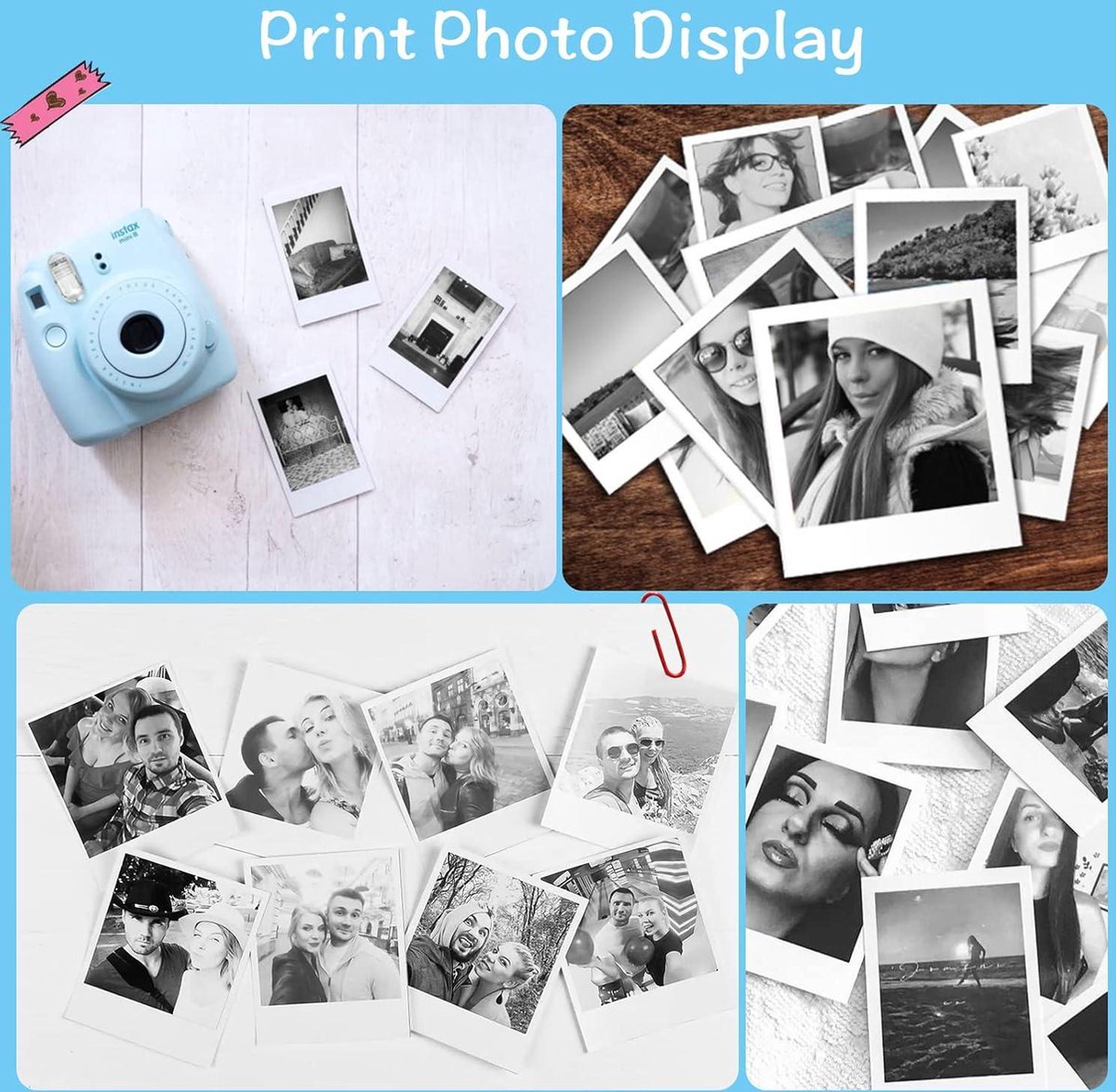 Fotoprinter voor smartphone, mini-printer, draagbaar, voor smartphone