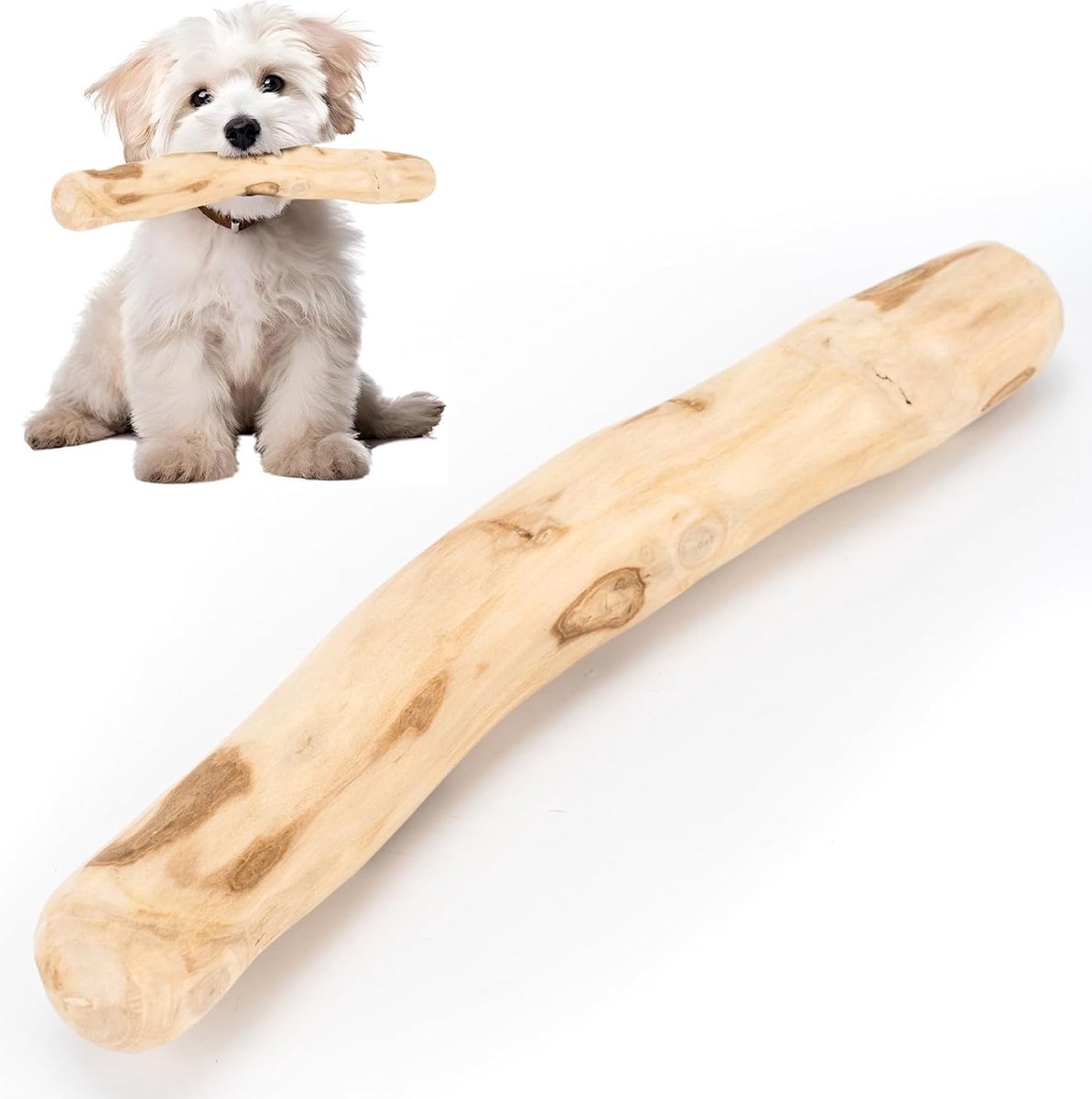 Crrynuo, Honden Kauwspeeltjes - Houten Honden Kauwspeeltjes - Natuurlijk Koffie Hout voor Kauwplezier