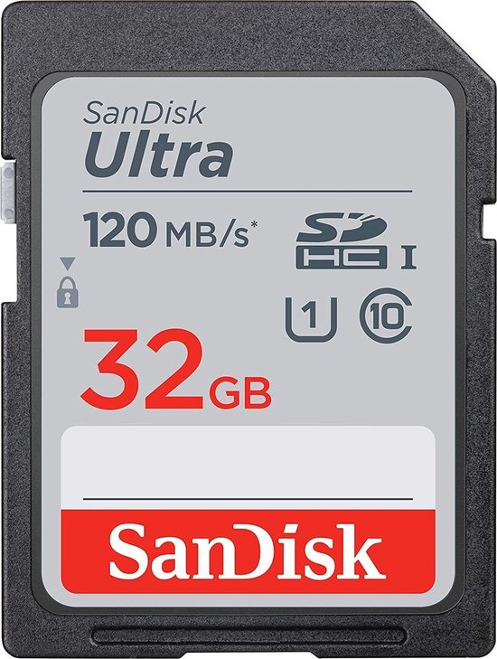 Sandisk SDHC Ultra 32GB (Class 10/UHS-I/120MB/s)