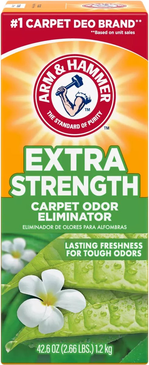 Arm & Hammer Carpet & Room Geurverwijderaar – Tapijt & Kamer – Extra Strength
