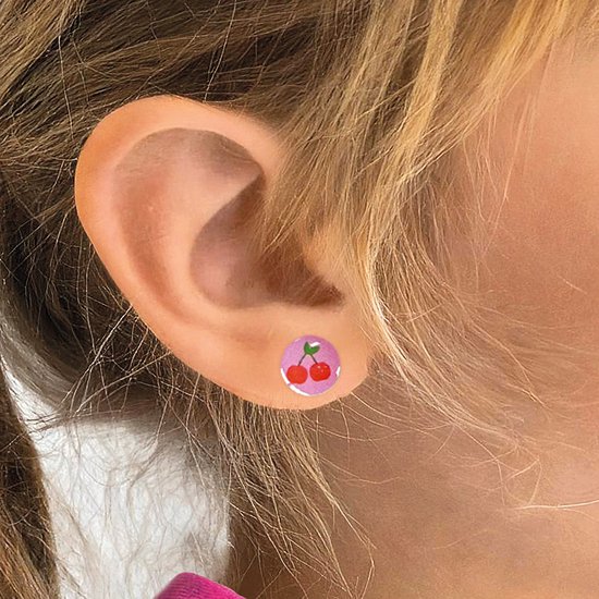 SES Creative - Stickeroorbellen - 80 plakoorbellen met vrolijke figuren - veilig en eenvoudig te verwijderen - speelgoed vanaf 3 jaar