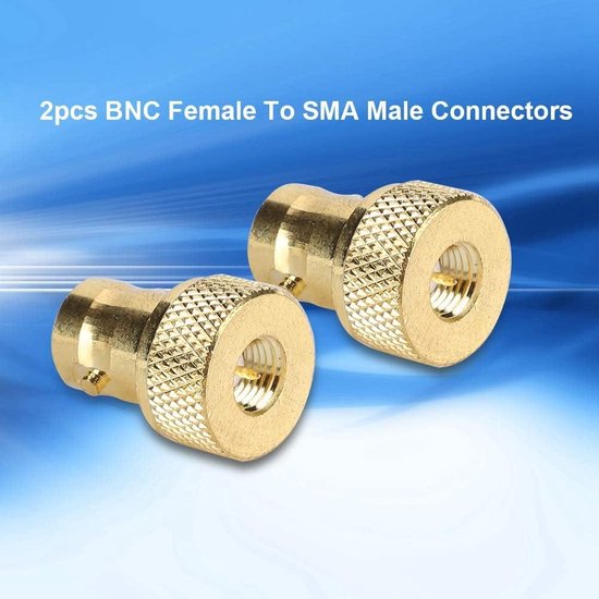 Adapter SMA-F naar BNC-M - Portofoon Toebehoren Adapter SMA-F naar BNC-M - Portofoon Toebehoren