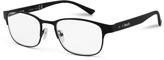 Lecteur. FREN - Lunettes de lecture +2,00 - NOIR - lunettes de lecture classiques avec branches flexibles, disponibles en 3 variantes. Modèle robuste et intemporel. Comprend étui, cordon, chiffon de nettoyage et garantie.