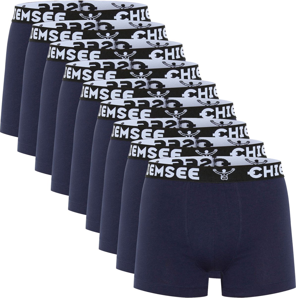 9 PACK Chiemsee boxershort heren boxerondergoed, regular fit retro shorts, set van 9