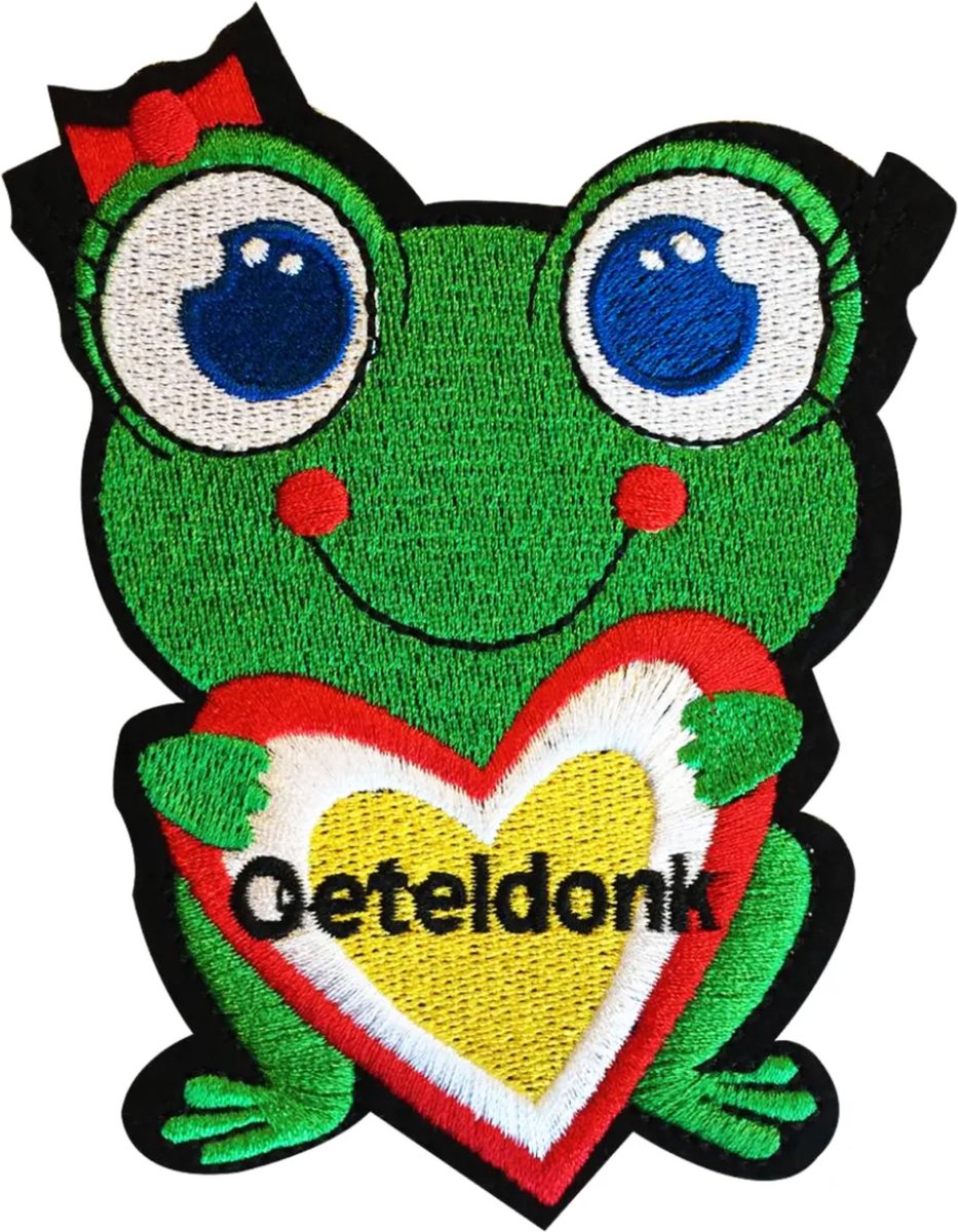 Oeteldonk embleem - Kikker met strikje