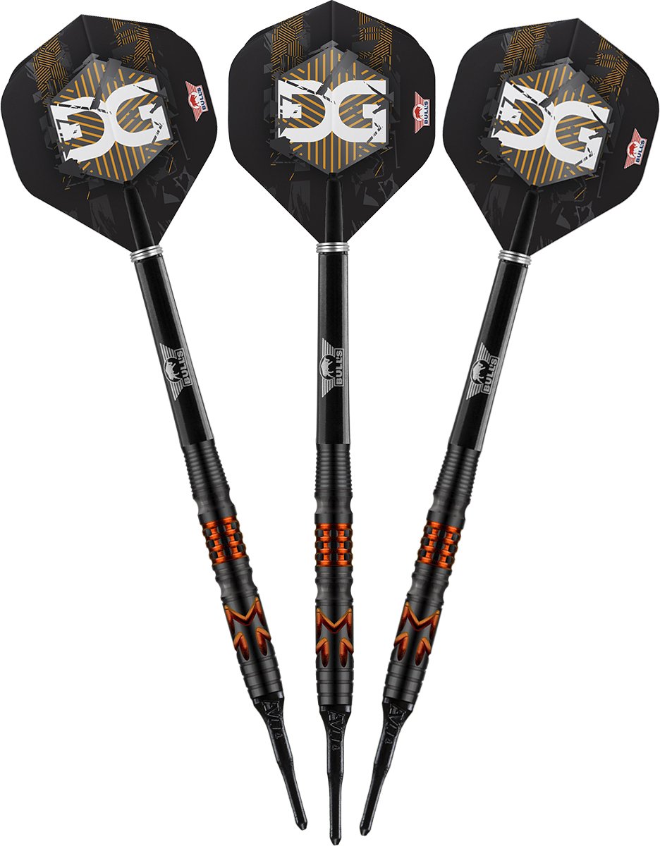 Bull's Martijn Kleermaker 90% - Softtip Dartpijlen - 18 gram