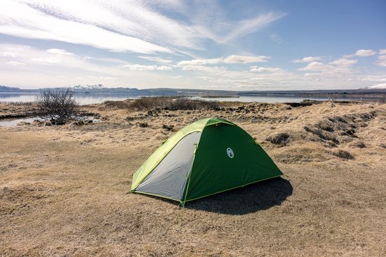 Coleman Darwin 2 Blackout campingtent - 2 persoons tent - verduisterend - waterdicht - groen van Coleman — afbeelding 3