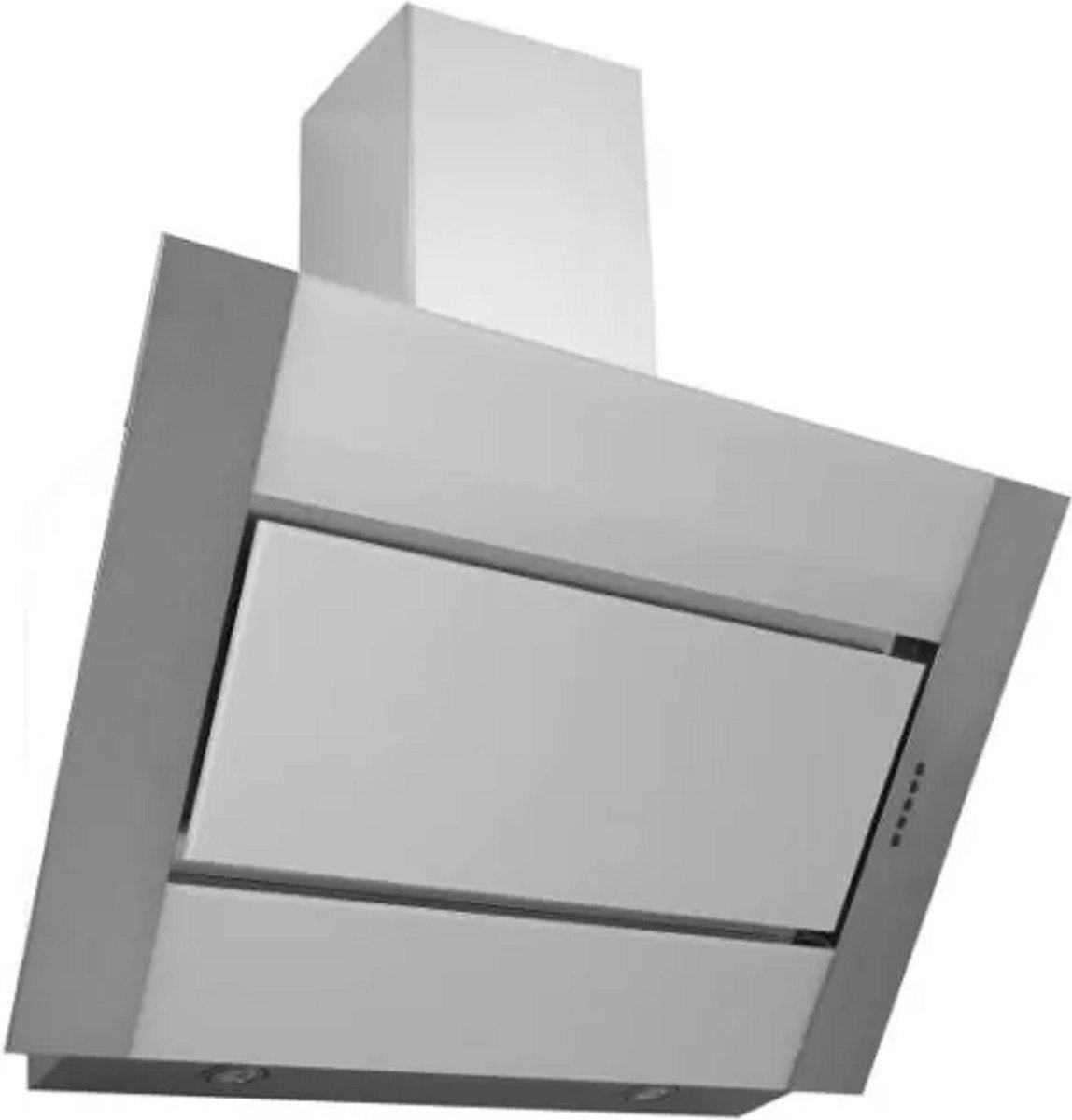 Baumann Afzuigkap Perfetta 60 Wit EEK.A kopvrij wanddeksel 850m³/h