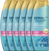 Shampooing antipelliculaire pour peaux sensibles DermaXPro de Head & Shoulders au miel de Manuka - 6 x 250 ml