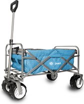 Bol.com Rijoka Bolderkar Opvouwbaar – Telescopische Stang en Crosswielen – Harde Bodem – 100kg Draagkracht – 100L Inhoud – Jeans... aanbieding