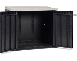 Toomax Stora Way opbergbox en containerbox - 2770L - Antraciet - weer- en vorstbestendig - zeer geschikt als kussenbox of containerbox voor in de tuin