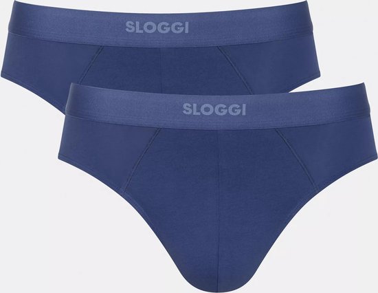 sloggi men EVER Ease Brief 2P Caleçon pour hommes - BLEU -