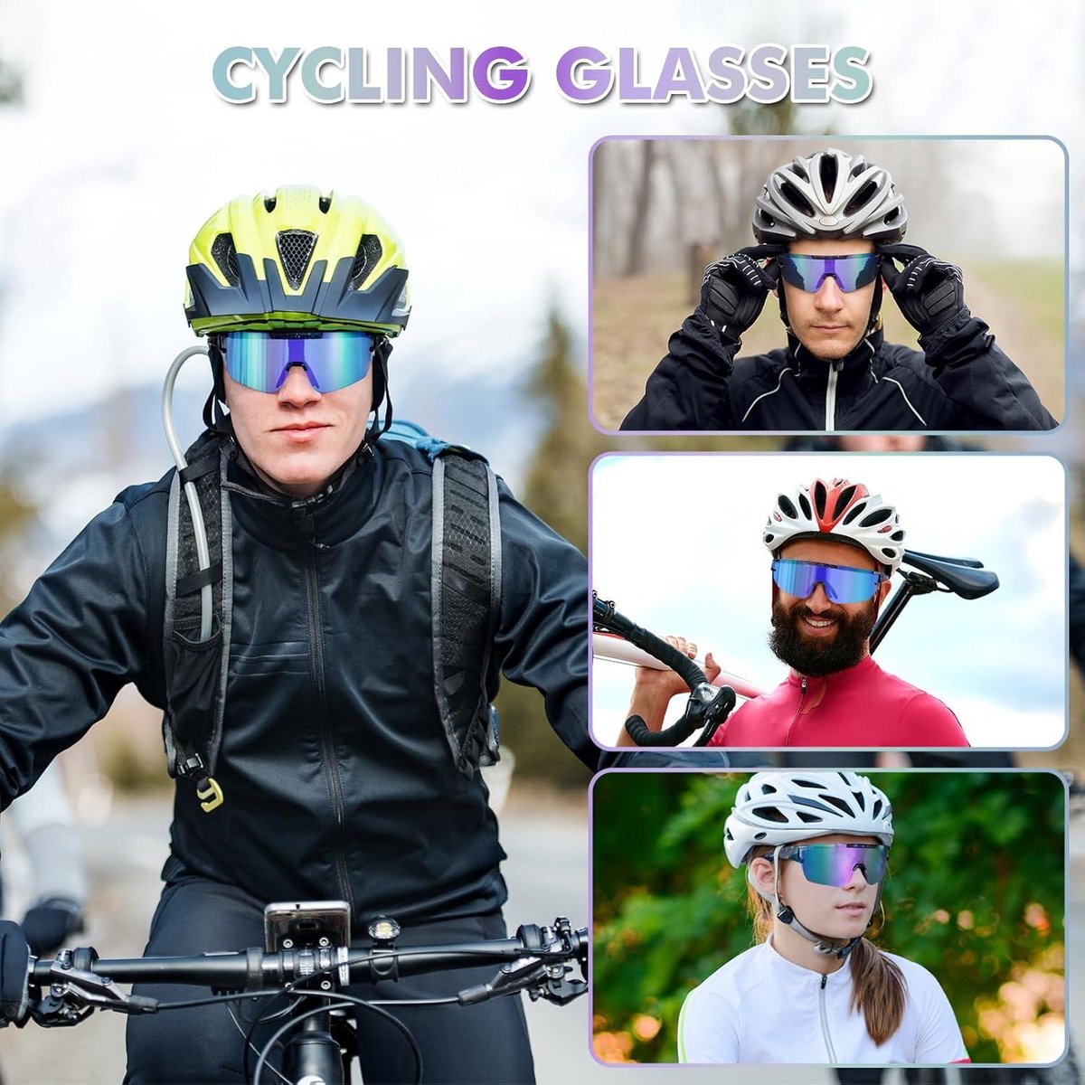 ROCKBROS Gepolariseerde Fietsbril UV400 Sport Wielrennen Vissen Unisex