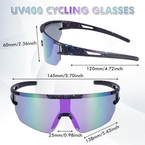 Gepolariseerde fotochrome sportzonnebril voor mannen en vrouwen die buiten fietsen en vissen rijden, UV400-veiligheidsbril, anti-verblinding veiligheidsbril, 8003 Gun Color