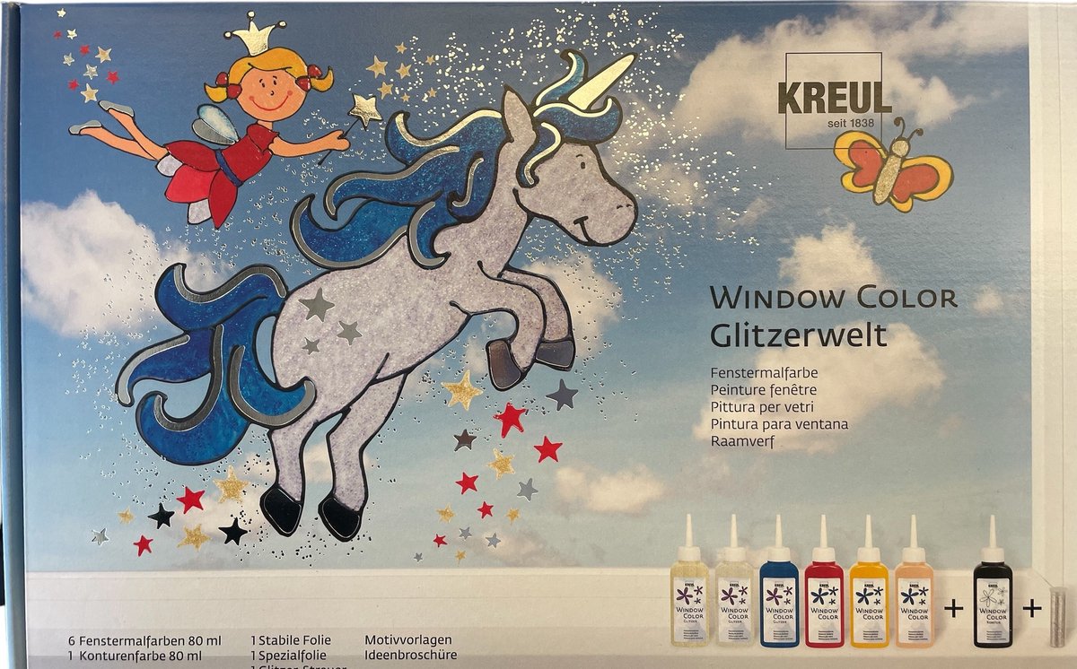 Window color Glitzerwelt