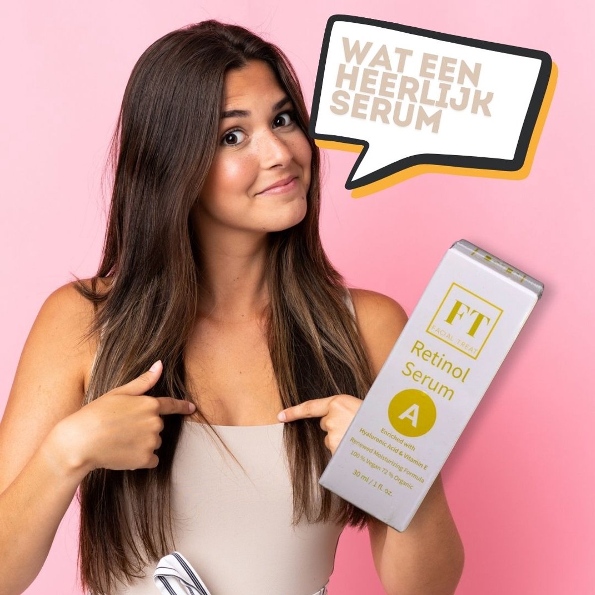 Retinol Serum 30 ml – 2 Stuks in Verpakking - Met Hyaluronzuur & Vitamine E – Verzorgend & Hydraterend - Verfijnt Huidtextuur - Voor Egalere Uitstraling - Inhoud 30 ml - Duo Pack 2 Stuks