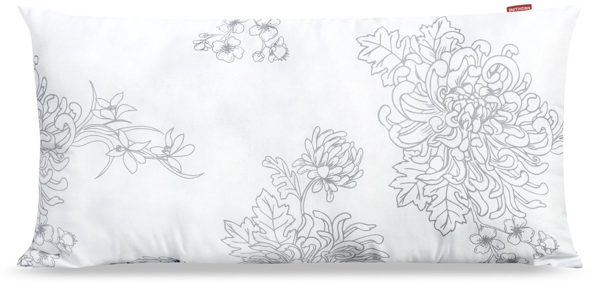 Kussen 80x40 cm anti-allergisch microvezel bedrukt siliconen