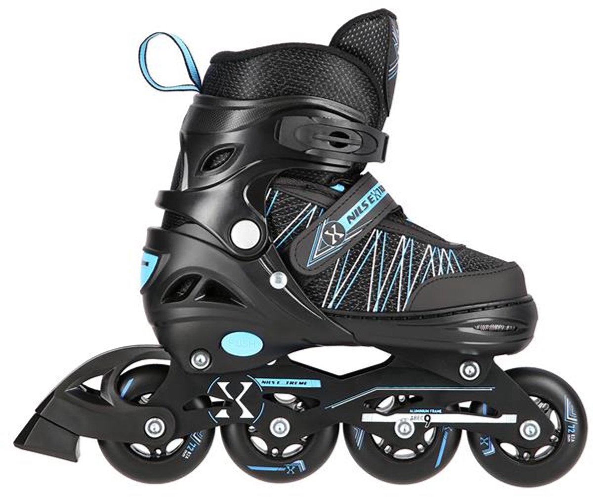 NH11912 A 2in1 zwart/blauw ROZM. M(35-38) INLINE SKATES MET MAAT HOCK HOCKEY PLAAT NILS EXTREME NH11912 A 2in1 zwart/blauw ROZM. M(35-38) INLINE SKATES MET MAAT HOCK HOCKEY PLAAT NILS EXTREME