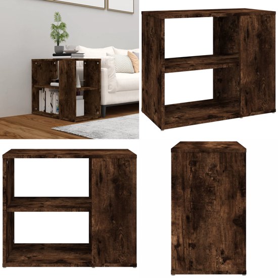 KOMFOTTEU Boekenkast, hout, multifunctionele kast met 2 deuren en 4 open planken, bijzetkast met kantelbeveiliging, boekenkast 80 x 24 x 119,5 cm, kast voor werkkamer, kantoor (koffie