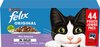 Felix Original in Gelei Mix Selectie - Kattenvoer Natvoer - Rund Kip Tonijn & Zalm - 44 x 85 g