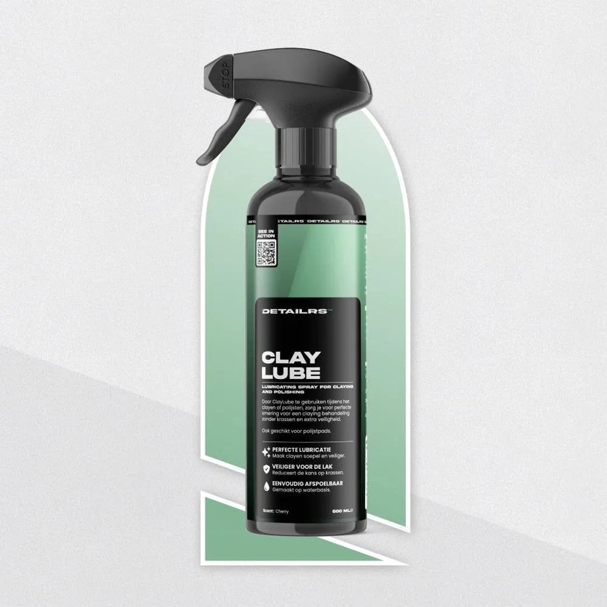 Detailrs Claylube - Smeermiddel - Gebruiksklaar - Veilig voor alle oppervlakken - Autoreiniger - Clay Lubricant - 500ml