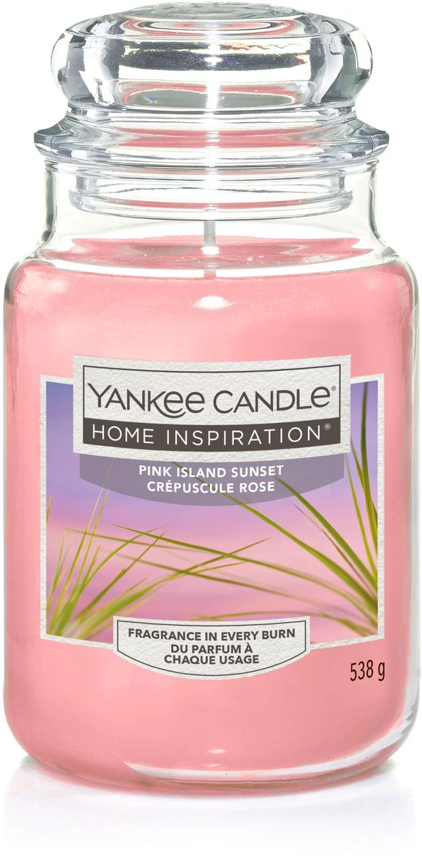 Yankee Candle Home Inspiration Pink Island Sunset Large Jar Roze